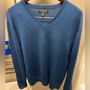 Banana republic men’s merino wool sweater. XL. Navy blue